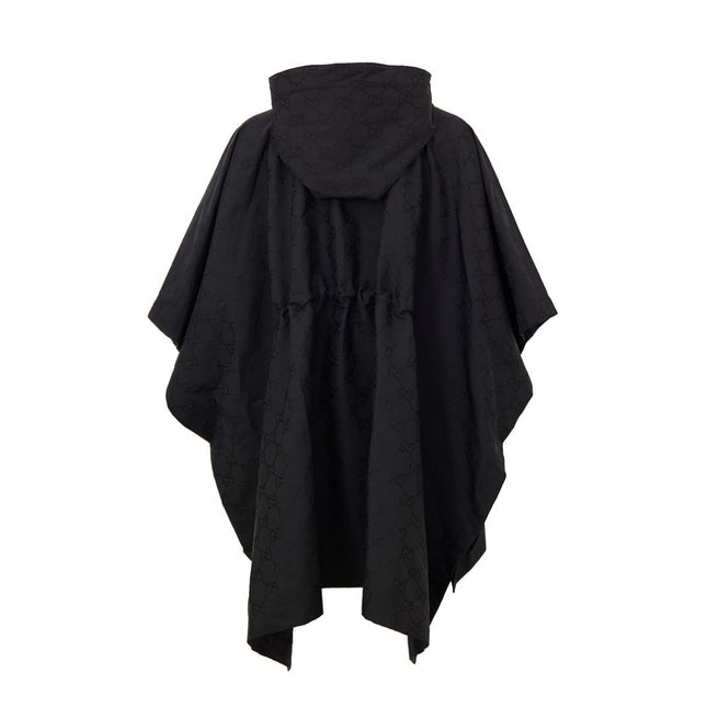 Gucci Black Polyester Trench Coat