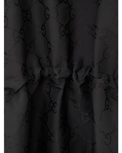 Gucci Black Polyester Trench Coat