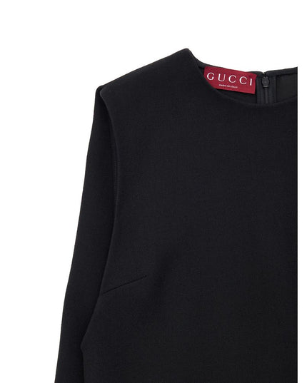Gucci Black Wool Dress