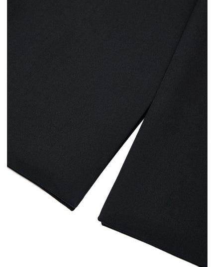 Gucci Black Wool Midi Skirt