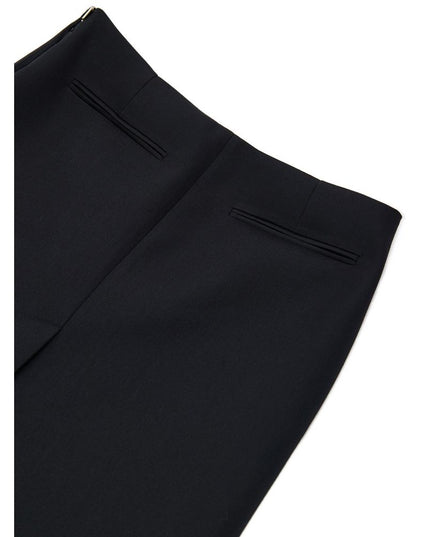 Gucci Black Wool Midi Skirt