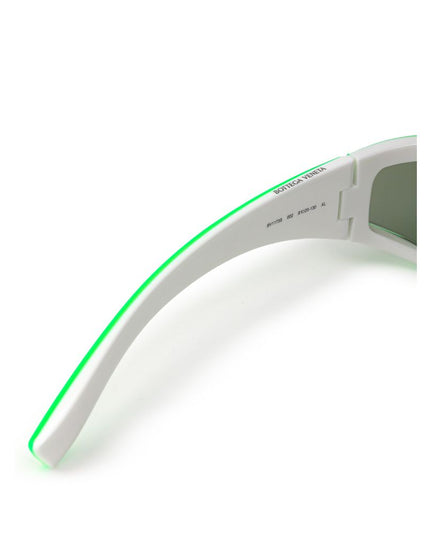 Bottega Veneta Green Acetate Sunglasses