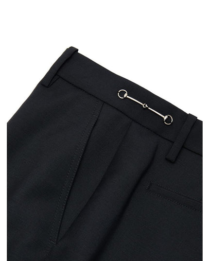 Gucci Black Wool Dress Pants