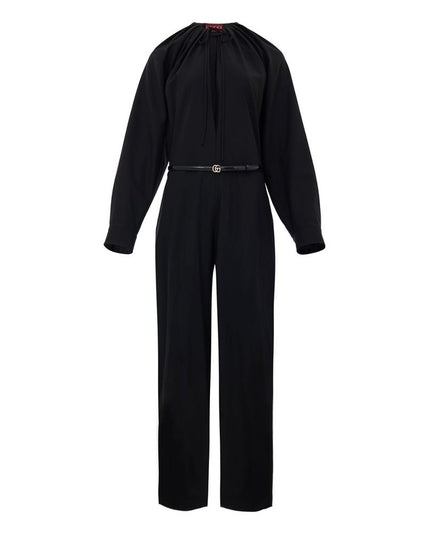 Gucci Black Wool Jumpsuit