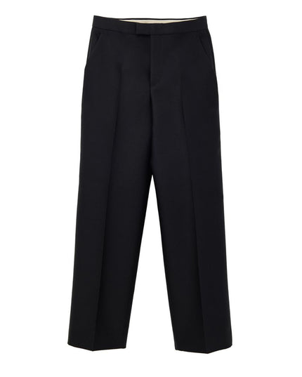 Gucci Black Cotton Casual Pants