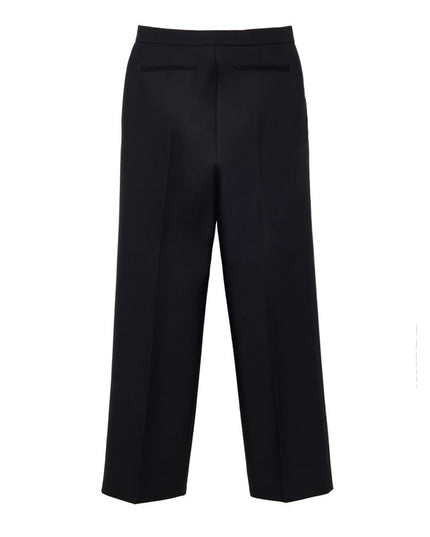 Gucci Black Cotton Casual Pants