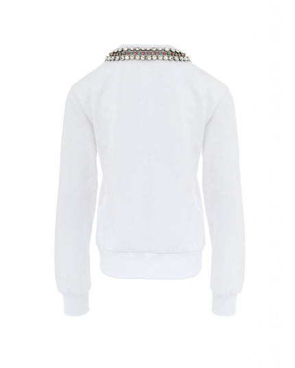 Gucci White Cotton Sweatshirt