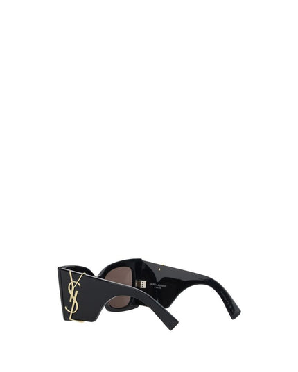 Saint Laurent Black Acetate Sunglasses