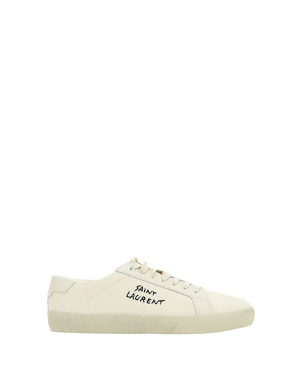 Saint Laurent White Rubber Low Top Sneakers