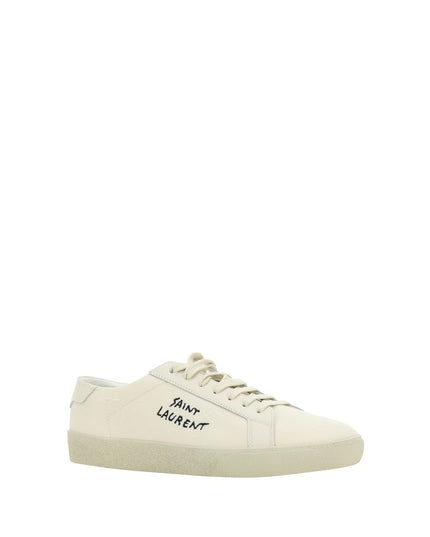 Saint Laurent White Rubber Low Top Sneakers