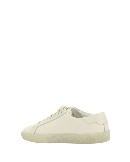 Saint Laurent White Rubber Low Top Sneakers