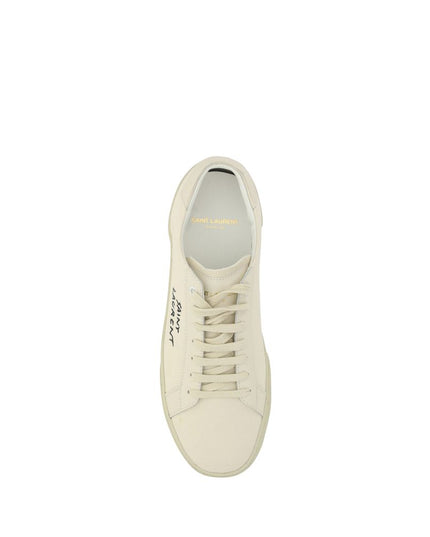 Saint Laurent White Rubber Low Top Sneakers