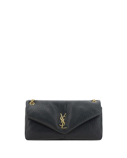 Saint Laurent Black Lamb Ovis Aries Aries Shoulder Bag