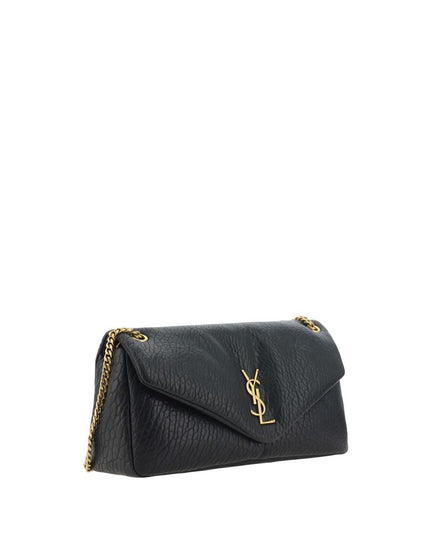 Saint Laurent Black Lamb Ovis Aries Aries Shoulder Bag