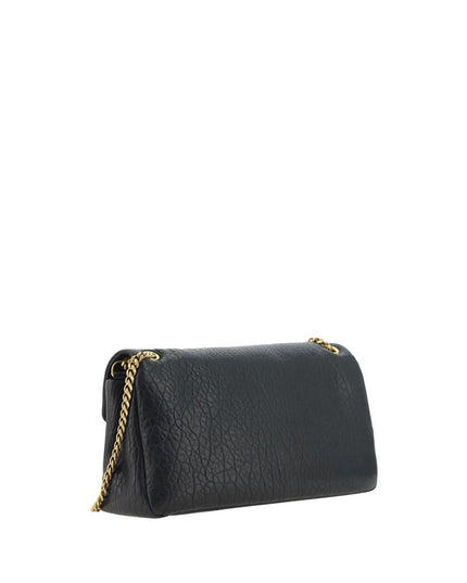 Saint Laurent Black Lamb Ovis Aries Aries Shoulder Bag