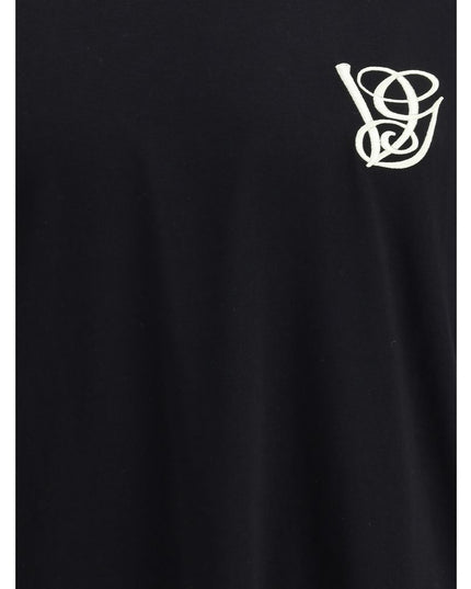 Valentino Black Cotton T-Shirt
