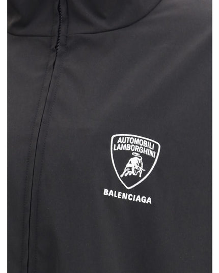 Balenciaga Black Polyester Shell Jacket