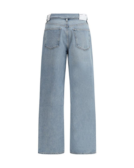 Agolde Light Blue Cotton Jeans Denim