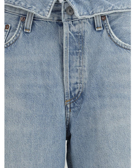 Agolde Light Blue Cotton Jeans Denim