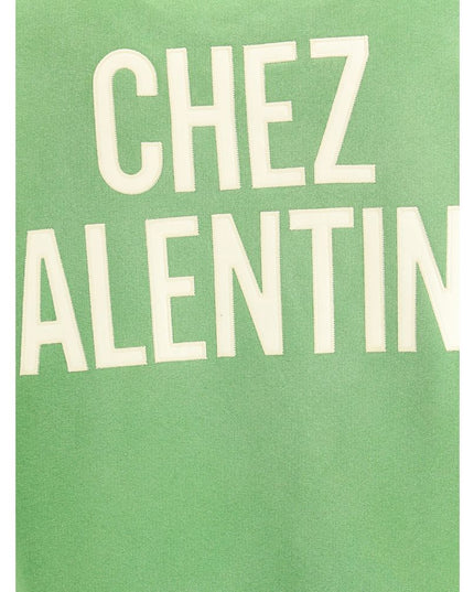 Valentino Green Cotton Sweatshirt