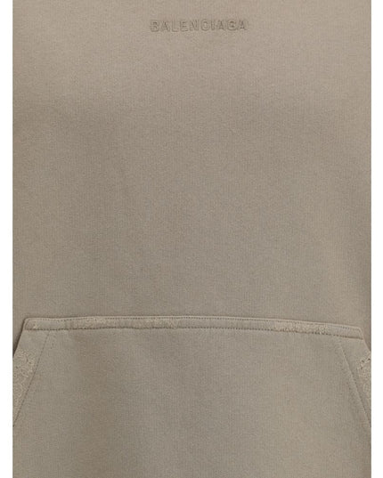 Balenciaga Beige Cotton Sweatshirt