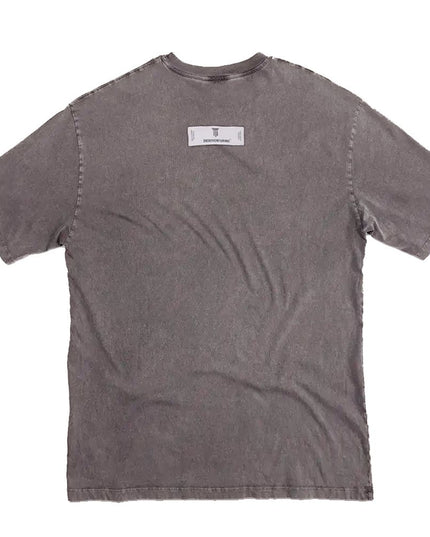 Diego Venturino Gray Cotton T-Shirt