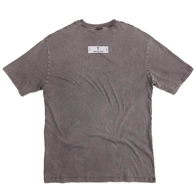 Diego Venturino Gray Cotton T-Shirt