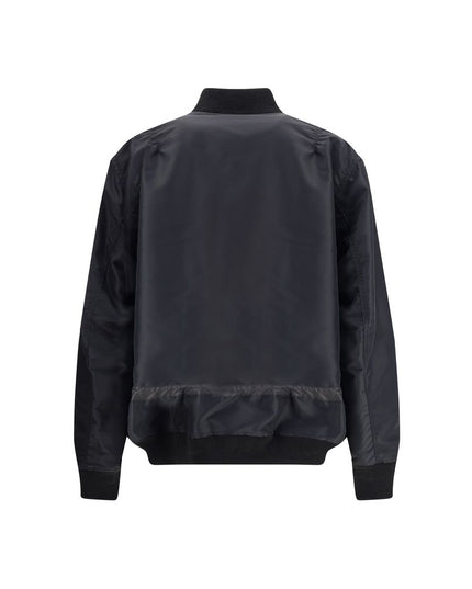 Sacai Black Nylon Bomber