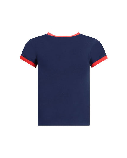 Valentino Blue Cotton T-Shirt