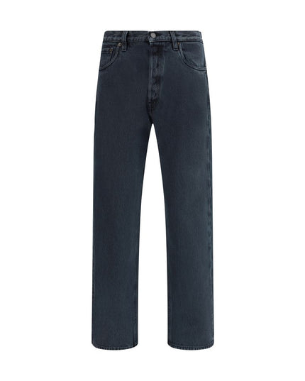 Prada Black Cotton Straight-Leg Jeans