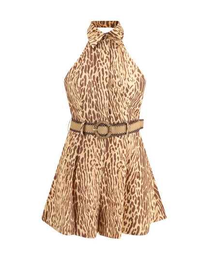 Zimmermann Multicolor Linen Casual Dress