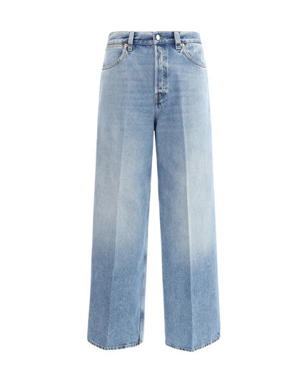 Gucci Light Blue Cotton Jeans Denim