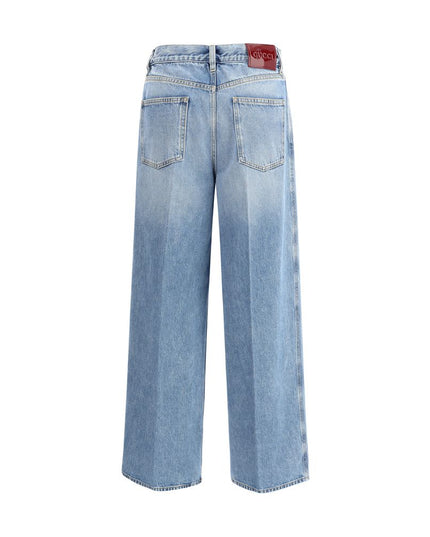 Gucci Light Blue Cotton Jeans Denim
