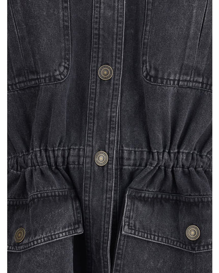 Marant Etoile Gray Cotton Denim Jacket