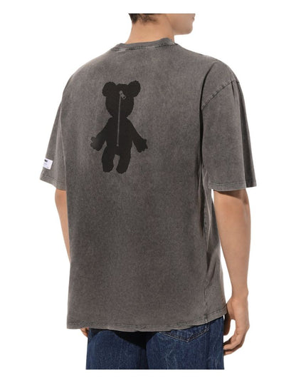 Diego Venturino Gray Cotton T-Shirt