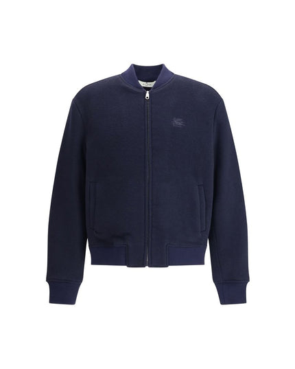 Etro Blue Wool Bomber