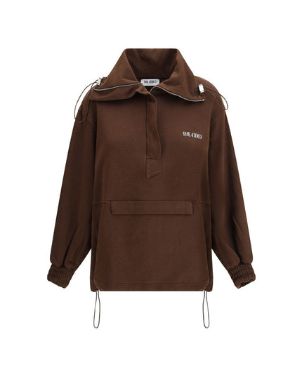The Attico Brown Cotton Sweatshirt