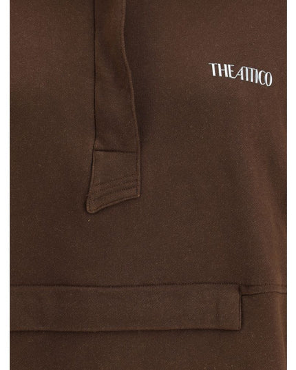 The Attico Brown Cotton Sweatshirt