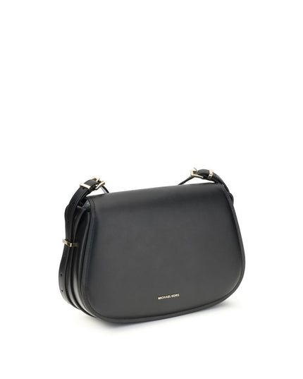 Michael Kors Black Calf Leather Bos Taurus Shoulder Bag