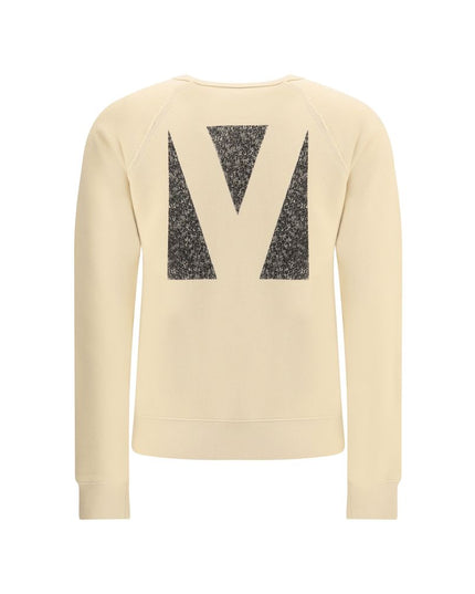 Valentino Beige Cotton Sweatshirt
