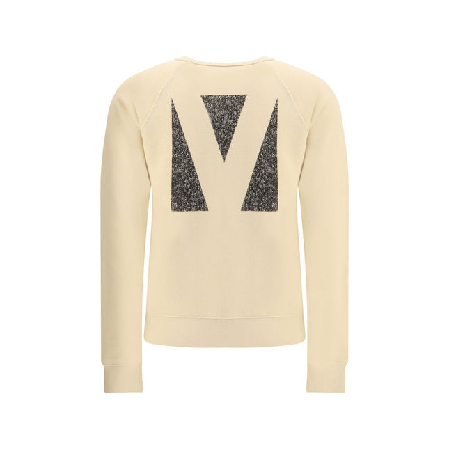 Valentino Beige Cotton Sweatshirt