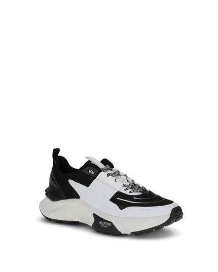 Valentino Garavani Multicolor Calf Leather Bos Taurus Athletic Sneakers