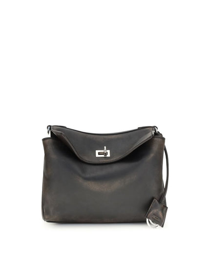 Balenciaga Brown Lamb Ovis Aries Aries Shoulder Bag