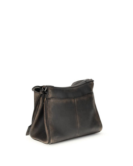 Balenciaga Brown Lamb Ovis Aries Aries Shoulder Bag