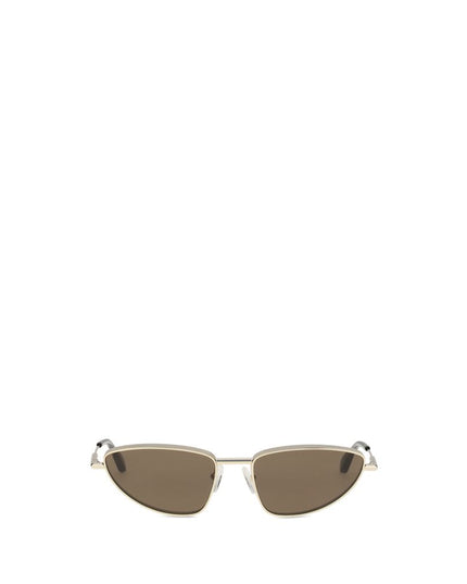 Alexander McQueen Gold Metal Sunglasses