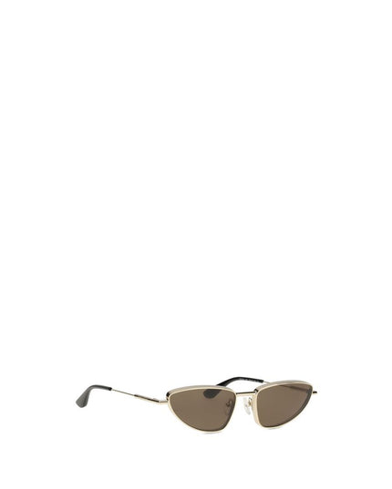 Alexander McQueen Gold Metal Sunglasses