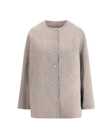 Loulou De Saison Gray Wool Coat