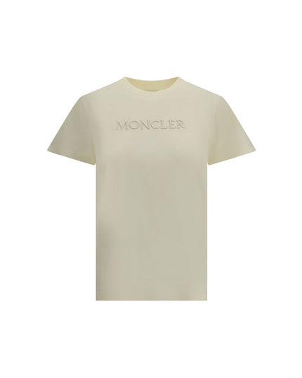 Moncler Cream Cotton T-Shirt