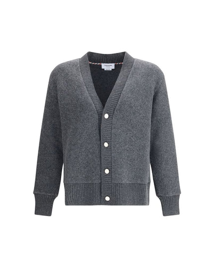 Thom Browne Gray Wool Cardigan