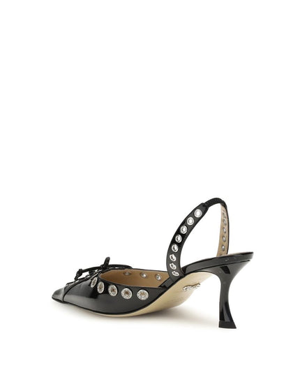 MACH & MACH Black Calf Leather Bos Taurus Lace-Up